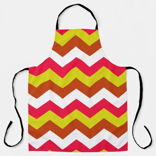 TABLIER ZIGZAG PATTERN. (Recto)