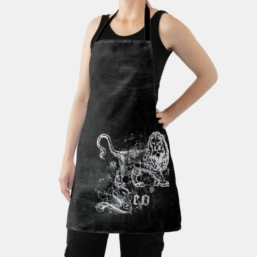 Tablier Zodiac Vintage Leo (Insitu)