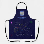 Tablier Zodiaque Aquarius (Recto)