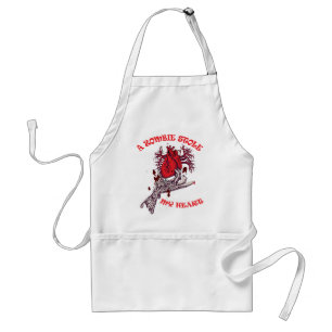 TABLIER ZOMBI VALENTINE ANTI VALENTINE