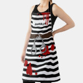 Tablier Zombie Condamnation Prison Détenue Costume (Insitu)