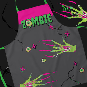 Tablier Zombie Rippin' Eyeball Poppin' Funky Funky Funky