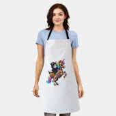 Tablier Zombiecorn Chat Halloween Grim Reaper (Porté)