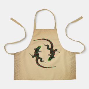 Tablier Zona Rustique Yin Yang Lizards
