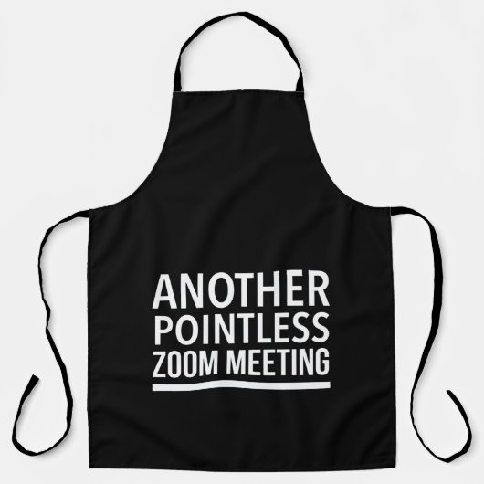 Tablier Zoom meetings (Recto)
