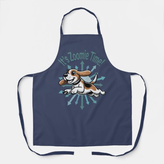 Tablier Zoomie Time Beagle (Recto)