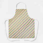 Tabliers à bandes diagonales colorés (Recto)