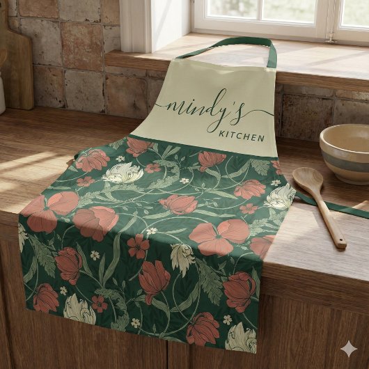 Tabliers à Impression Florale Généralisée