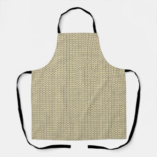 Tabliers à impression intégrale en tricot BLACK CR