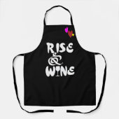 Tabliers à vin personnalisés, Rise drôle & brillan (Recto)