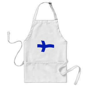 Tabliers au drapeau de la Finlande