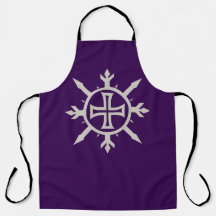 Tabliers avec impression "Cross Emblem" partout
