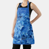 Tabliers avec impression de fleurs d'hortensias bl (Insitu)