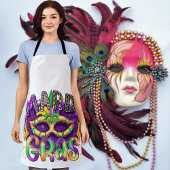 Tabliers avec impression Mardi Gras
