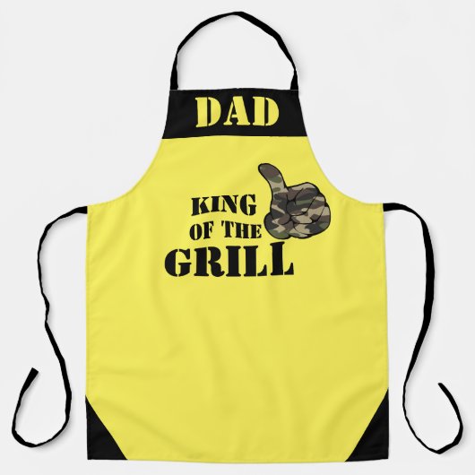 Tabliers Camo | King of the Grill Chef BBQ Apron (Recto)