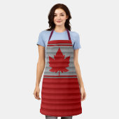 Tabliers Canada Personnalisé Apron souvenir du Can (Porté)