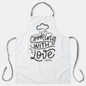 Tabliers customisés avec des citations de cuisine  (Recto)