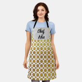 Tabliers de chef Adia avec motif décoratif (Porté)