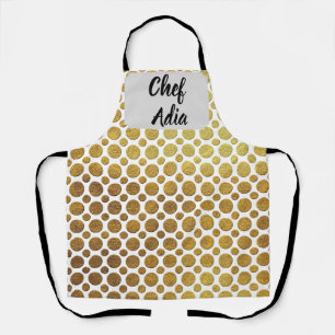 Tabliers de chef Adia avec motif décoratif