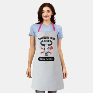 Tabliers de chef personnalisés, cuisine et barbecu
