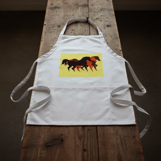 Tabliers de chevaux courant minimalistes