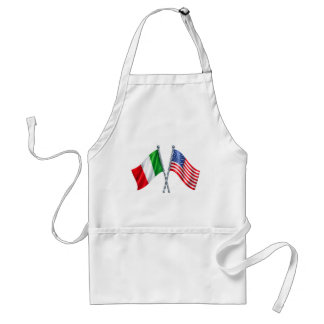 Tabliers de cuisine drapeau Italie États-Unis