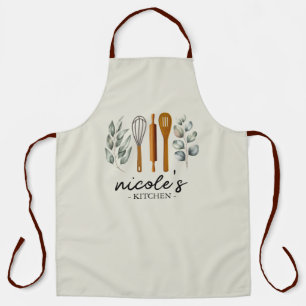 Tabliers de cuisine personnalisés avec ustensiles