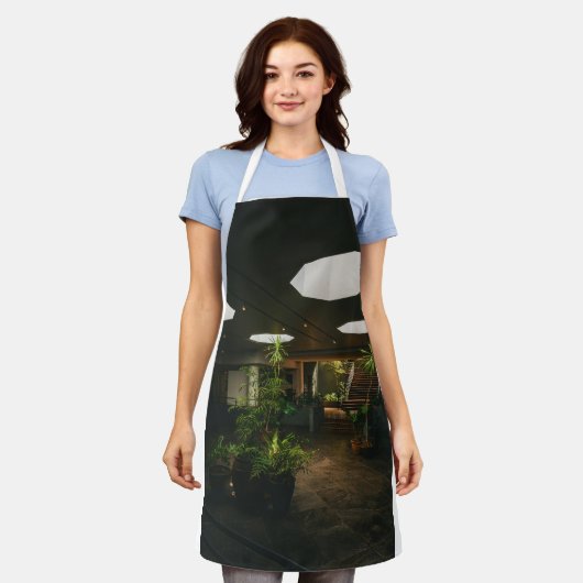 tabliers de cuisine pour femmes (Porté)