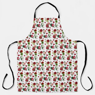 Tabliers de cuisine pour la Saint-Valentin Fleurs