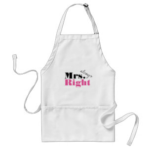 Tabliers de M. Right Mme Always Right pour lui et