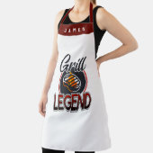 Tabliers de nom personnalisé, Père grill barbecue  (Insitu)