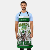 Tabliers de nom personnalisés, Shamrock & Roll Pun (Porté)