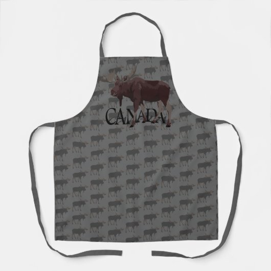 Tabliers de souvenirs Canada Moose Aprons Canada (Recto)