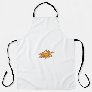 Tabliers Floraux Tablier de Cuisine Blanc Fleur Mi