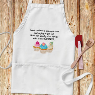 Tabliers humour diététique Cupcake