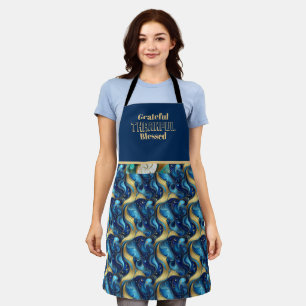 Tabliers Imprimés Turquoise et Marine