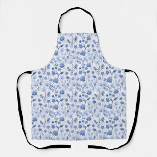 Tabliers Joyeuse Flore - Indigo