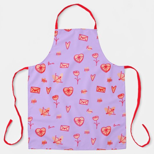 Tabliers "Love Notes & Sweet Treats" (Recto)