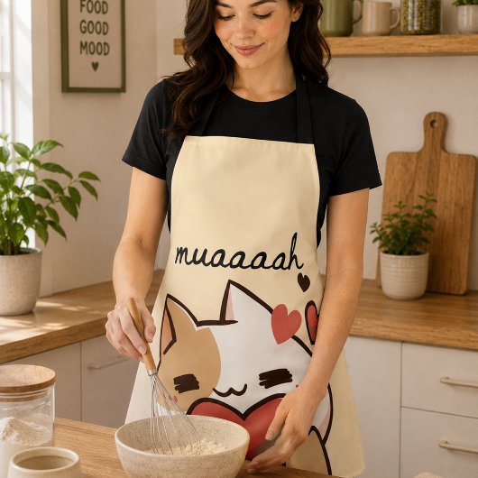 Tabliers Mauh Chat Mignon Kawaii