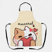 Tabliers Mauh Chat Mignon Kawaii (Recto)
