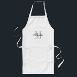 Tabliers monogrammes personnalisés pour hommes et<br><div class="desc">Tabliers monogrammes personnalisés pour hommes et femmes. Cuisine personnalisée et tablier de cuisson pour lui et elle. Nouvel anniversaire mignon ou de mariage pour une idée cadeau de faveur pour maman, papa, père, mère, mari et femme, mariée et marié etc. Barbecue sur mesure / tabliers de cuisine avec nom lettre...</div>