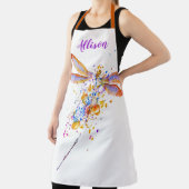 Tabliers personnalisés avec tache de libellule (Insitu)