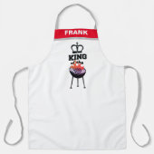 Tabliers personnalisés, King of Grill (Recto)