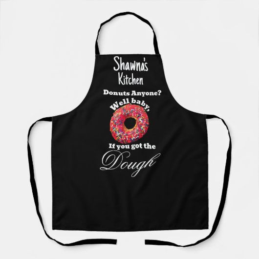 Tabliers pour femmes, Funny Dough Doughnut Baker H (Recto)