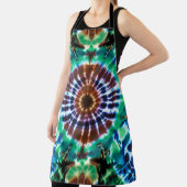Tabliers Tie Dye aux tons terreux (Insitu)