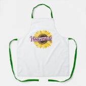 Tabliers Tournesol Nom Personnalisé - Cadeau Perso (Recto)