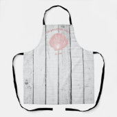 Tabliers vintage rose en coquille Saint-Jacques (Recto)