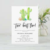 Tabo Bout Love Couples nuptiale douche Invitation (Debout devant)