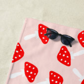 Tabouret Cute Mushrooms Serviette de plage (En situation)
