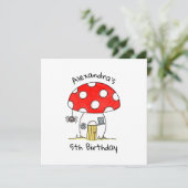 Tabouret personnalisé & Invitation d'araignée (Debout devant)